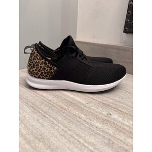 New Balance Black and Leopard Athletic Shoes